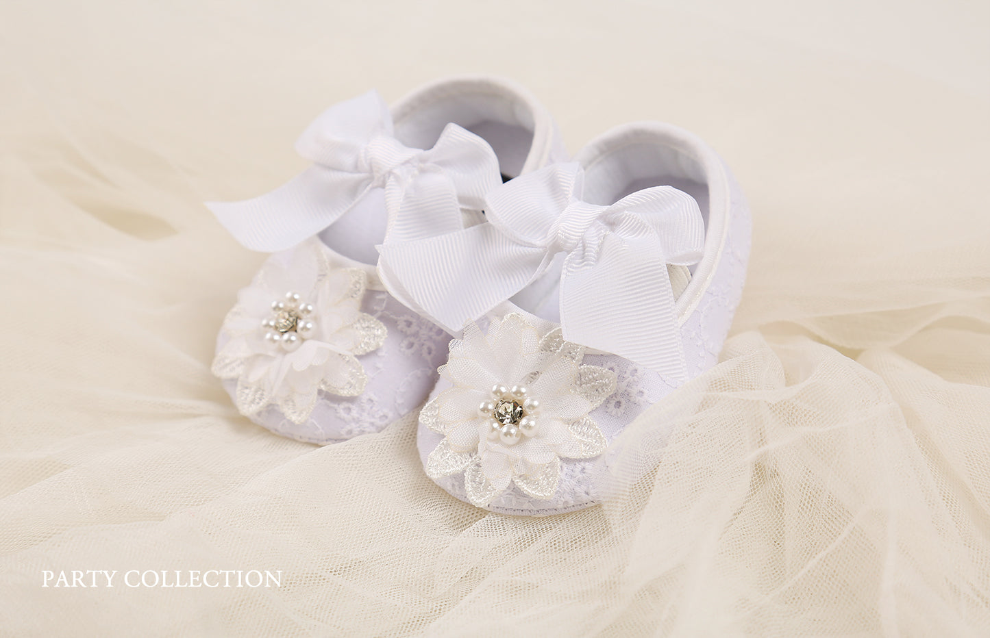 Baby Girls Mary Jane Flat Shoes With Flower Decor Soft Comfy Crib Shoes First Walker Shoes For Newborn Infant, Spring And Summer