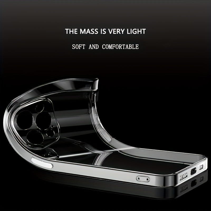 Suitable for IPhone 14 13 11 Pro Max XS Max X XR 8 7 6 6S Plus 12 Mini transparent TPU shockproof phone case