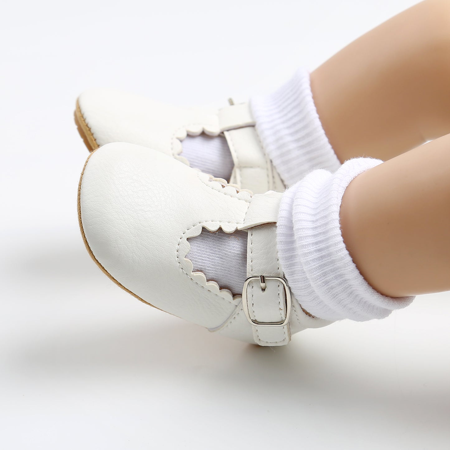 Baby Girls Mary Jane Flats Shoes Lightweight Non-Slip Sneakers Crib Shoes First Walkers Prewalkers For Newborn Infant, Halloween Gifts