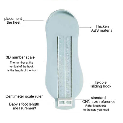 [Foot Measure Gauge] Infant Foot Measure Gauge | Kid Shoes Size Measuring Ruler Tool for Baby Child Toddler Shoe Fittings