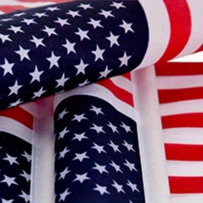 6pcs American Flags Small US Flags, Mini American Flag on Stick 4x6 Inch US American Hand Held Stick Flags