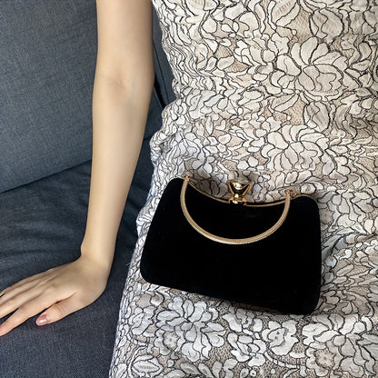 Velvet Evening Bag, Women's Clutch Purse, Elegant Handbags For Wedding Prom Party