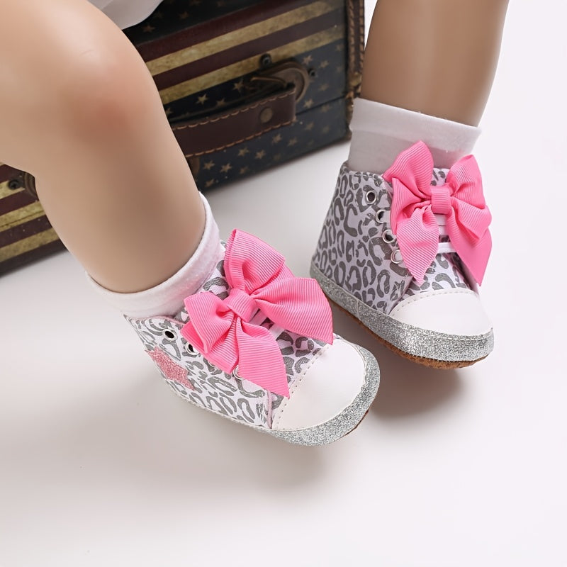 [Fashionable Star Shoes] Soft Non-Slip Baby Girl's Fashionable Five-Pointed Star Children's Sports Shoes | First Pair Toddler Shoes