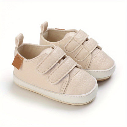 Toddler Baby Sneakers Soft Sole Non-slip Hook And Loop Fastener Shoes First Walkers Crib Shoes Girls And Boys