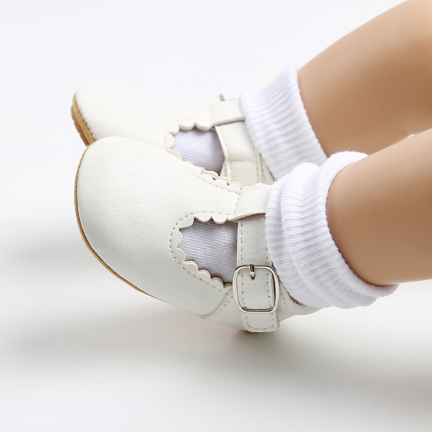 Baby Girls Mary Jane Flats Shoes Lightweight Non-Slip Sneakers Crib Shoes First Walkers Prewalkers For Newborn Infant, Halloween Gifts