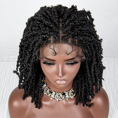 Heat Resistant Butterfly Locs Crochet Wig for Women - Soft and Stylish Synthetic Hair Braids