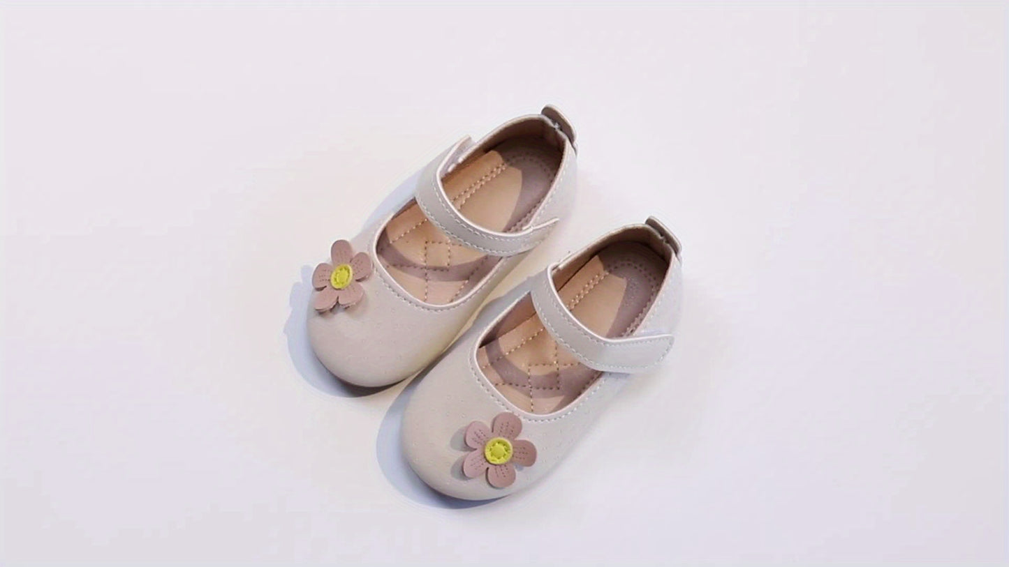 Baby Girls Mary Jane Shoes, Soft Sole Non Slip Baby Shoes For Toddlers, Spring And Summer