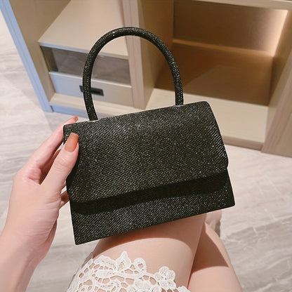 Rhinestone Decor Evening Bag, Glitter Clutch Purse For Women, Sparkly Handbag For Wedding Party Prom for Carnaval Music Festival