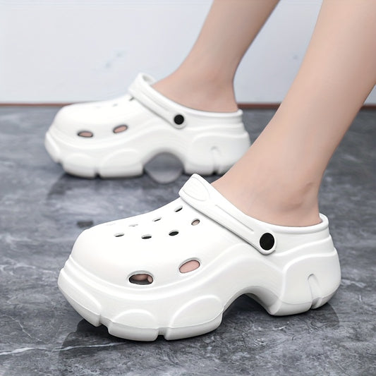 Men'S And Women'S Platform Crocs Summer Wear Non-Slip And Beach Comfort Slippers