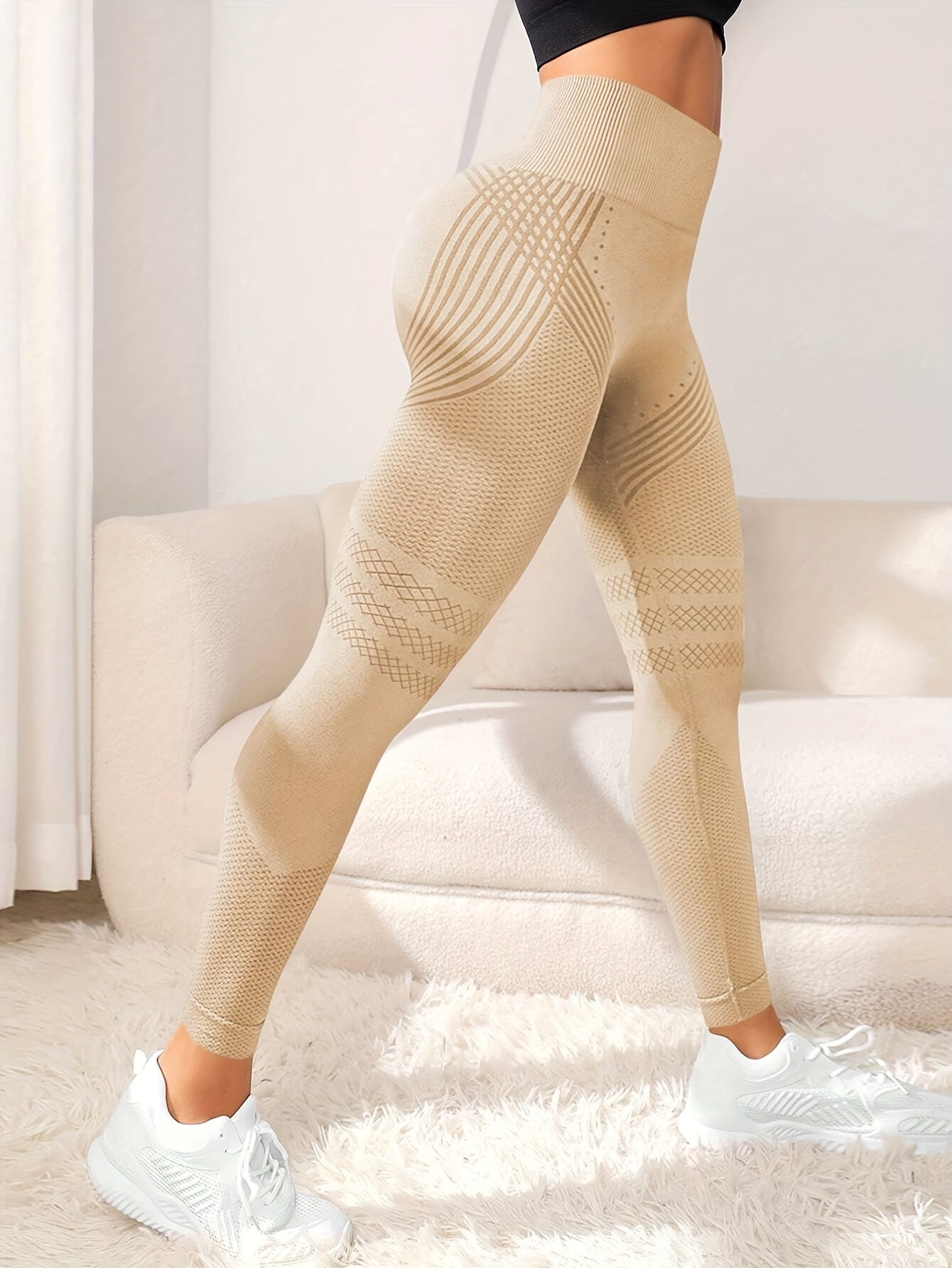 Women's Seamless Basic Yoga Pants, Stretchy Comfortable Quick-Dry Leggings, Casual Athletic Sportswear Tights for Ladies for fall & winter