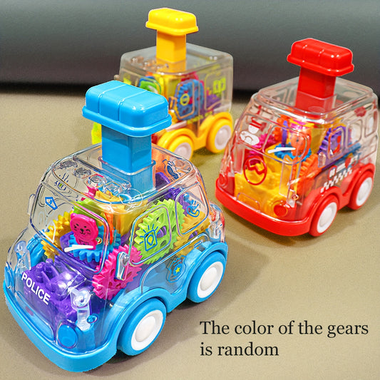 Children Press Car Boy 3 Inertia Pull Back Car 1-2 Years Old Baby 6 Months Baby Educational Toy Resistant To Falling