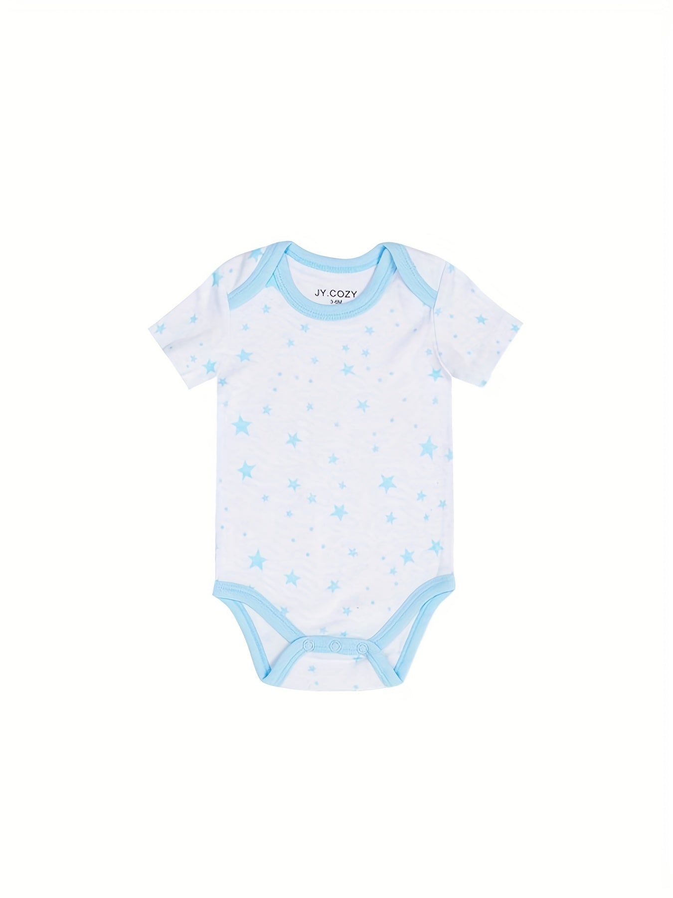 Baby Boy Round Neck Graphic Short Sleeve Onesie Romper Jumpsuit, Cotton  Baby Summer Outdoor Clothes