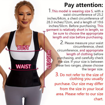 Sports Women's Sweat-Sweat Sauna Suit, Waist-Cinching Shapewear with Fixed Bra for Sagging Prevention, Slimming Running Sportswear, Easy Stick-On Design, Tummy Control Yoga Outfit, Sexy Fitness Jacket, Body Sculpting Underwea