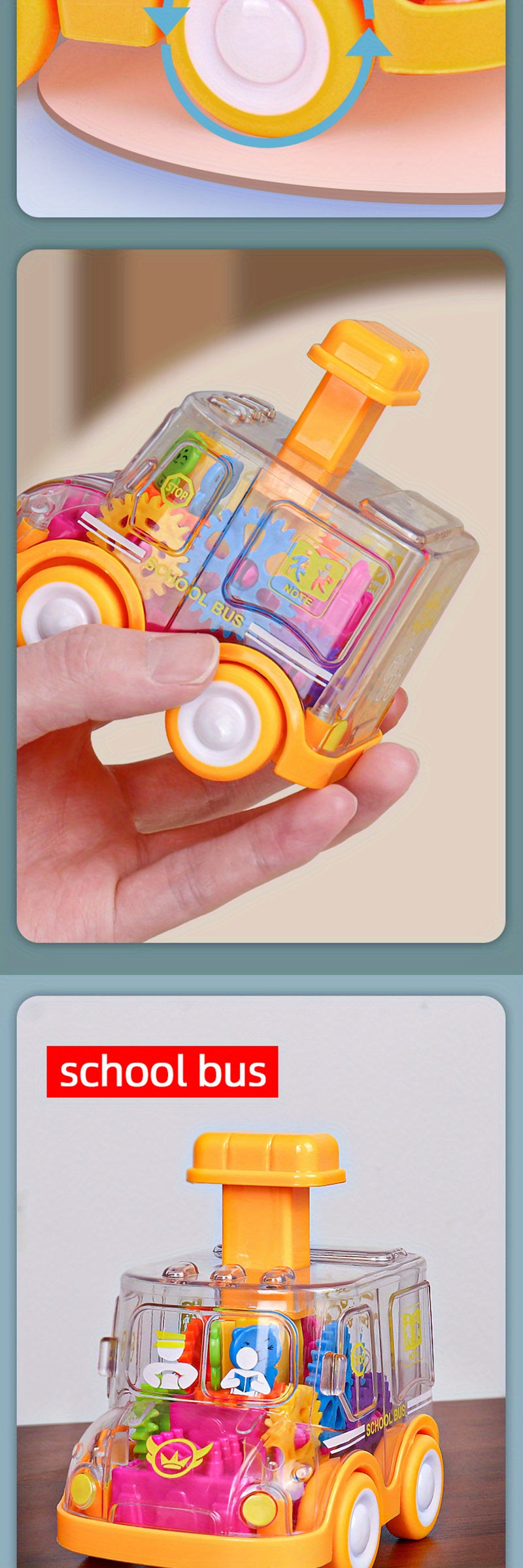 Children Press Car Boy 3 Inertia Pull Back Car 1-2 Years Old Baby 6 Months Baby Educational Toy Resistant To Falling