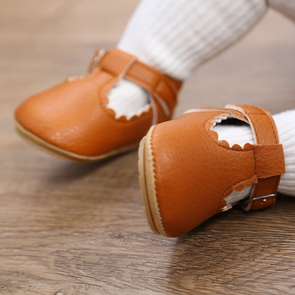 Baby Girls Mary Jane Flats Shoes Lightweight Non-Slip Sneakers Crib Shoes First Walkers Prewalkers For Newborn Infant, Halloween Gifts