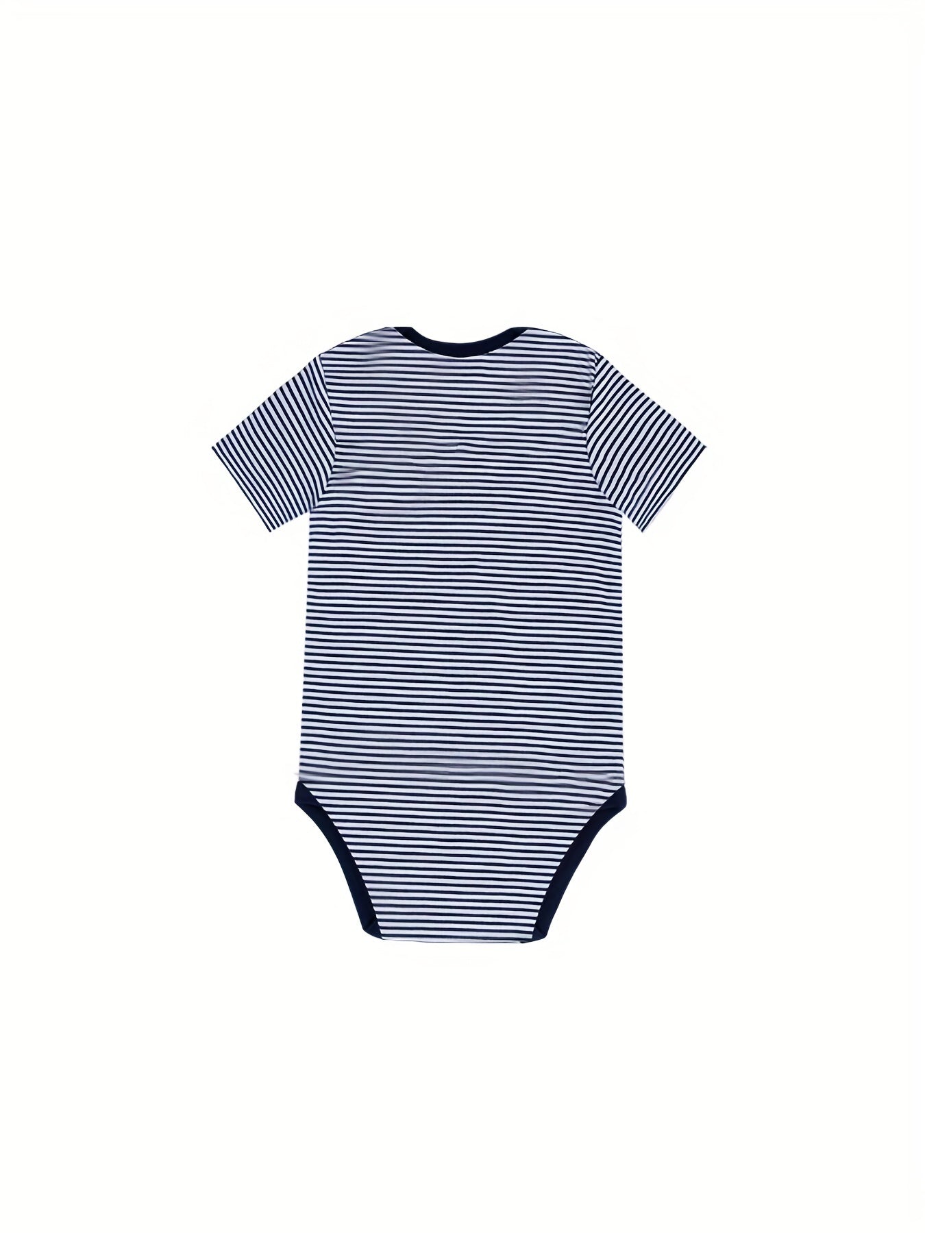 Baby Boy Round Neck Graphic Short Sleeve Onesie Romper Jumpsuit, Cotton  Baby Summer Outdoor Clothes