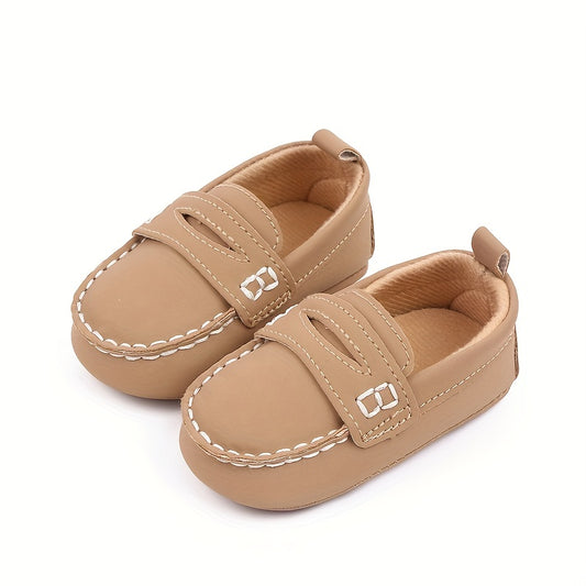 Adorable Baby Girls' Trendy Slip-On Loafers - Soft, Comfortable, and Breathable Unisex Dress Shoes for Toddlers with Assorted Colors, Perfect for Outdoor Walking and Dress-Up Occasions