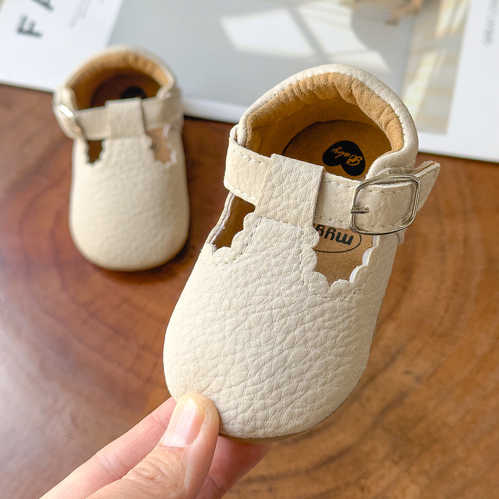 Baby Girls Mary Jane Flats Shoes Lightweight Non-Slip Sneakers Crib Shoes First Walkers Prewalkers For Newborn Infant, Halloween Gifts