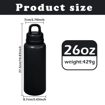 US Warehouse 26oz Leak-Proof Stainless Steel Tumbler One-Touch Opening for Business Outdoor Camping Children Back School Hot