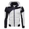 M-3XL Men Hooded Fleece Zip Hoodie Men Thick Solid Color Sweatshirt Mens Casual Hoodies Sportswear Hooded Sweatshirts