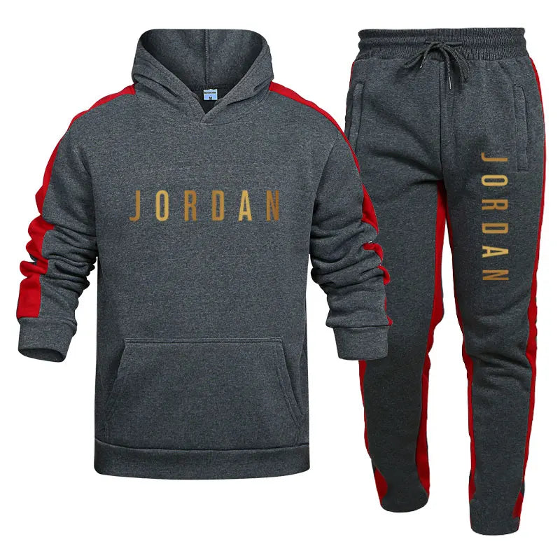 Autumn Men's Track Suit, Chinese Sportswear, Custom Logo, Fashionable Three-bar Design, Men's Fitness Sportswear