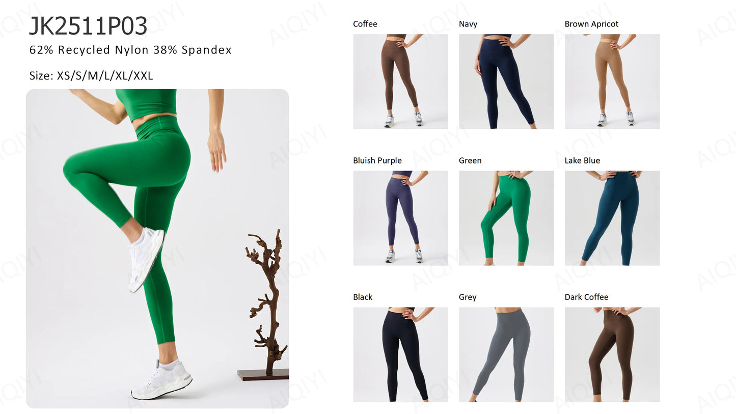 Two-Piece Double-Sided Brushed Sportswear Set Breathable Yoga Wear for Outdoor Running & Exercise Solid Pattern Fitness Apparel