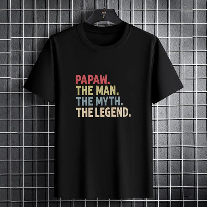 Papa's Legend Men's T-Shirt: Funny Grandpa Graphic Tee, Father's Day Gift