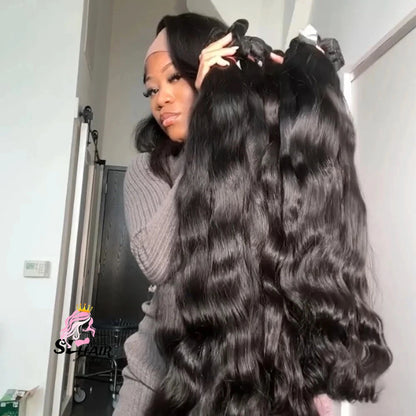 Unprocessed Raw Burmese Curly Wavy Hair Bundle Human Hair Vendor Ready to Ship