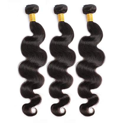 Raw Bundles Human Hair Body Wave, No Tangle Shedding, Keep Texture Silky Soft Raw Indian Hair Bundles Ready to Ship