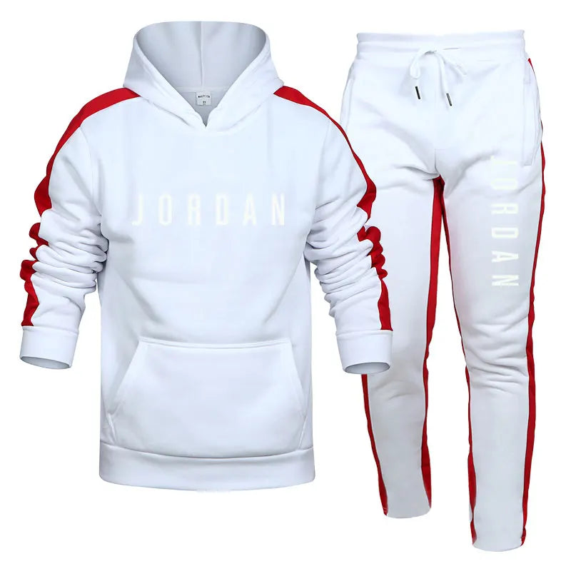 Autumn Men's Track Suit, Chinese Sportswear, Custom Logo, Fashionable Three-bar Design, Men's Fitness Sportswear