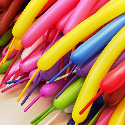 50-200Pcs Long Latex Balloons Magic Air Ballooon Ballon For Modeling Birthday Wedding Party Decor Air Balloon Kids Toys Globos