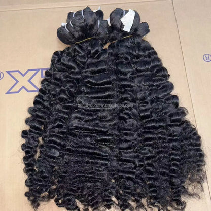 Raw Indian Hair Directly From India Natural Wave Hair Extensions No Chemical Virgin Human Hair Unprocessed Bundles