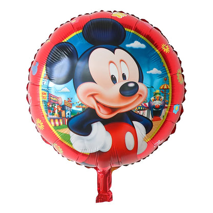 110cm Large Mickey Minnie Mouse Foil Balloons Cartoon Birthday Party Decorations Kids Baby Shower Party Baloon Toys