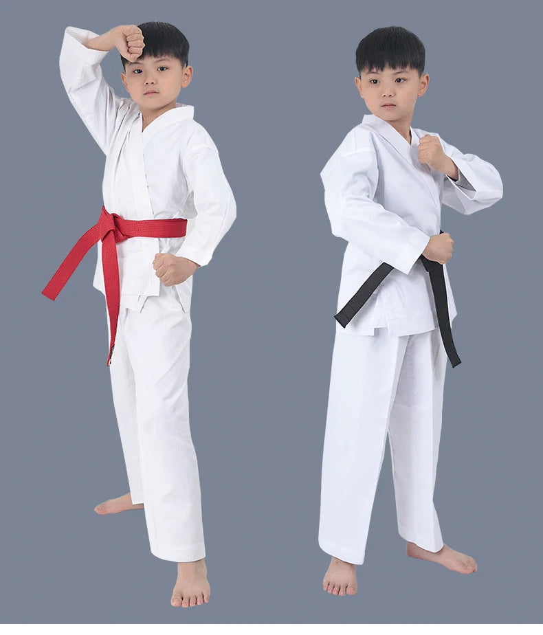 Unisex Karate Sportswear Costume Cotton and Polyester Adult Martial Arts Wear Comfortable and Stylish