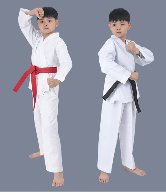 Unisex Karate Sportswear Costume Cotton and Polyester Adult Martial Arts Wear Comfortable and Stylish
