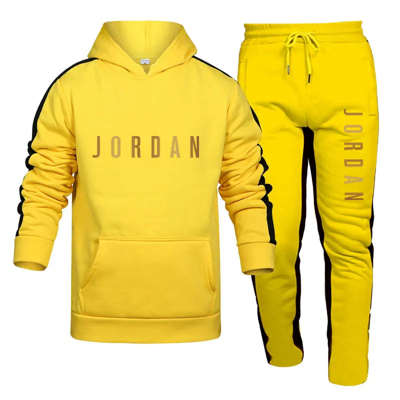 Autumn Men's Track Suit, Chinese Sportswear, Custom Logo, Fashionable Three-bar Design, Men's Fitness Sportswear