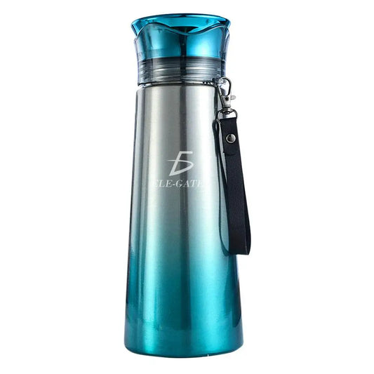 Stainless Steel Thermos Elegant Double Wall Thermal Glass 450 ml