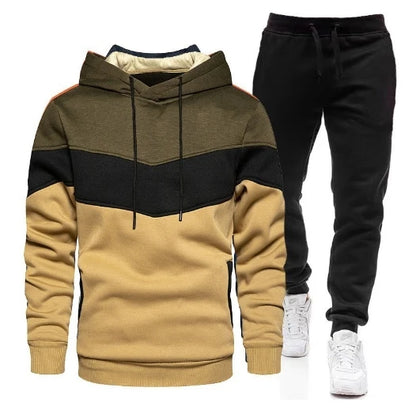 Liu Ming 2025 Custom Logo Autumn Winter Men Sportswear Hoodie Pants Tracksuit Brand Clothing Sweat Suit