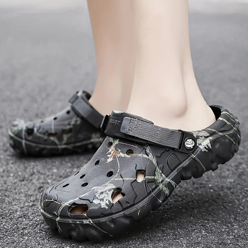 Men's Breathable EVA Clogs Non-slip Wear-resistant for Indoor Outdoor Garden Beach Shoes Unisex Slip-on Sandals