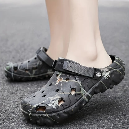 Men's Breathable EVA Clogs Non-slip Wear-resistant for Indoor Outdoor Garden Beach Shoes Unisex Slip-on Sandals