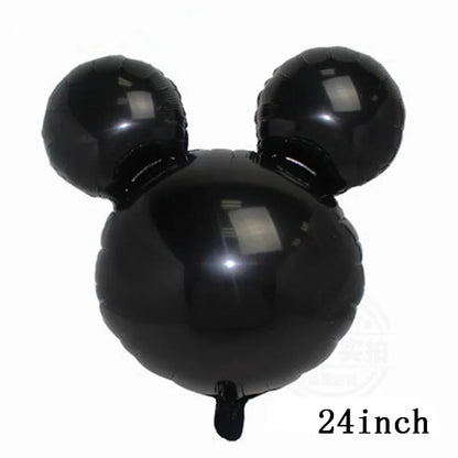110cm Large Mickey Minnie Mouse Foil Balloons Cartoon Birthday Party Decorations Kids Baby Shower Party Baloon Toys