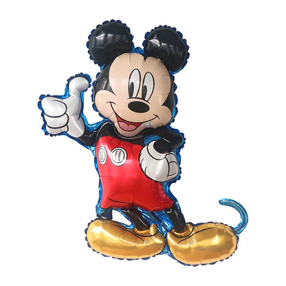 110cm Large Mickey Minnie Mouse Foil Balloons Cartoon Birthday Party Decorations Kids Baby Shower Party Baloon Toys