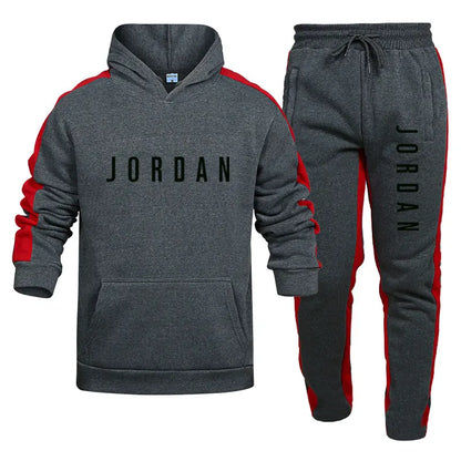 Autumn Men's Track Suit, Chinese Sportswear, Custom Logo, Fashionable Three-bar Design, Men's Fitness Sportswear