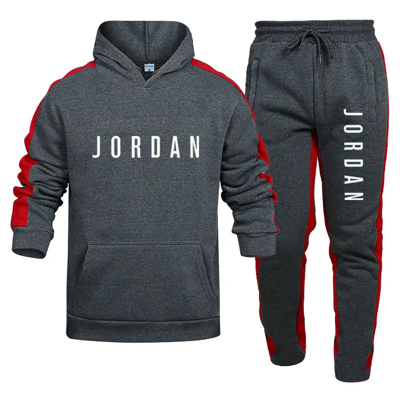 Autumn Men's Track Suit, Chinese Sportswear, Custom Logo, Fashionable Three-bar Design, Men's Fitness Sportswear