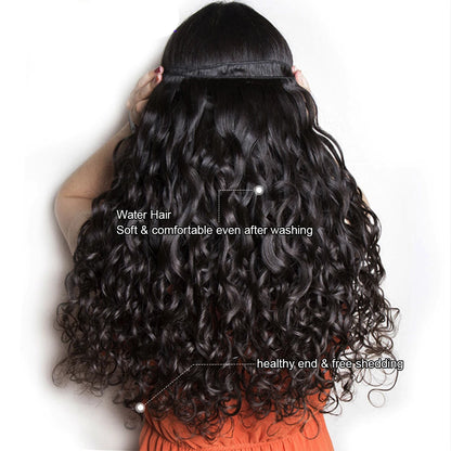 Brazilian Remy Water Wave Human Hair Bundle for Women Curly Human Hair Weave Bundle Extension Human Hair