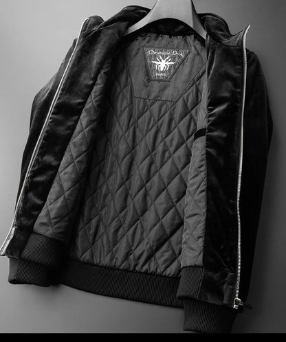 Printed Thick Velvet Winter Clothes for Men Coat Winter Jacket Men