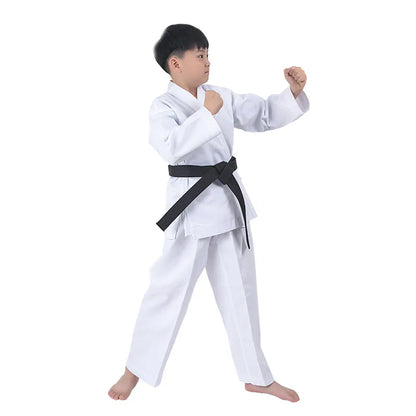 Unisex Karate Sportswear Costume Cotton and Polyester Adult Martial Arts Wear Comfortable and Stylish