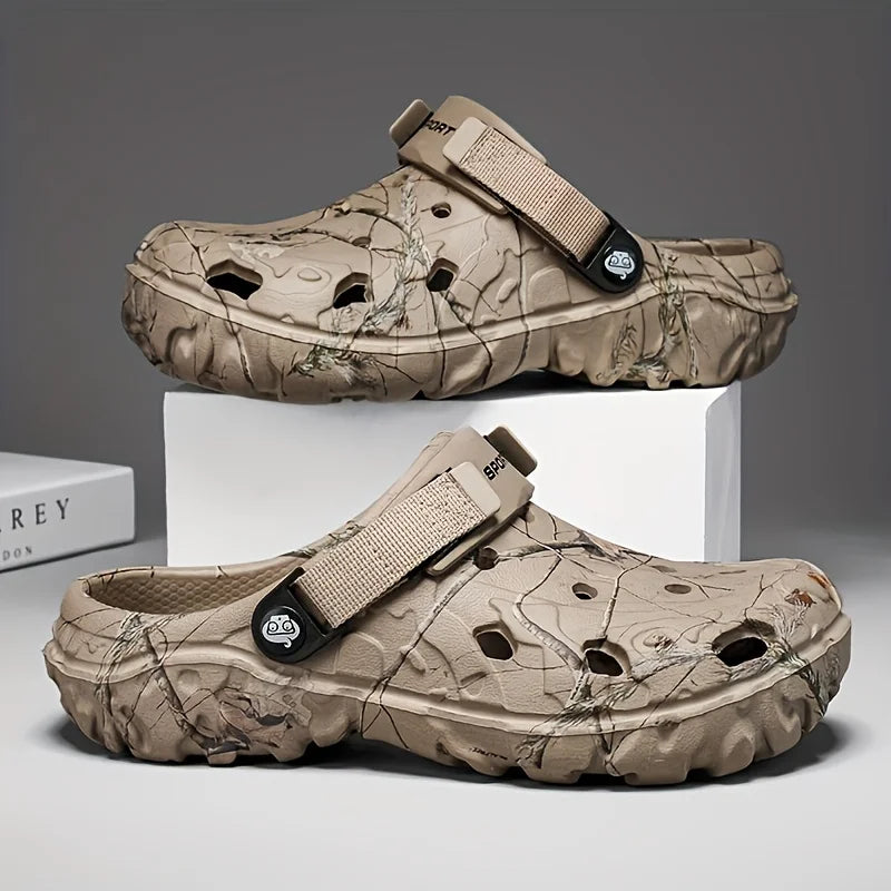 Men's Breathable EVA Clogs Non-slip Wear-resistant for Indoor Outdoor Garden Beach Shoes Unisex Slip-on Sandals