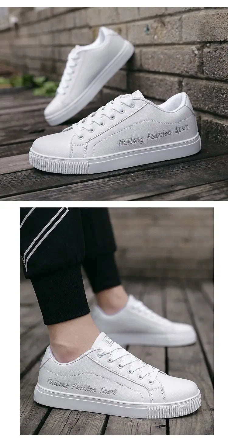 2025 Autumn Men Casual Shoes Winter Men's Board Shoes Light Sports Shoes Men Tennis Sneaker Soft White Shoes Male Flat Shoes