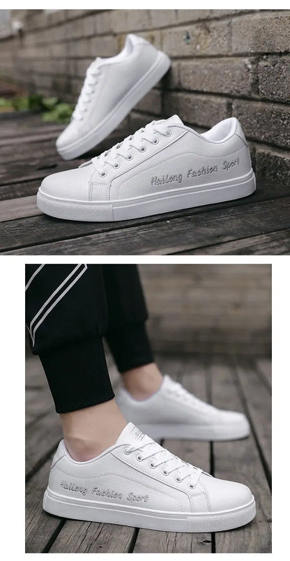 2025 Autumn Men Casual Shoes Winter Men's Board Shoes Light Sports Shoes Men Tennis Sneaker Soft White Shoes Male Flat Shoes